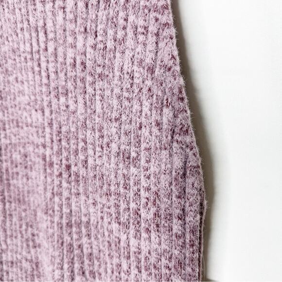 FREE PEOPLE Claude Mockneck Mini Knit Dress Brandy Wine NWT in Medium - Picture 6 of 7